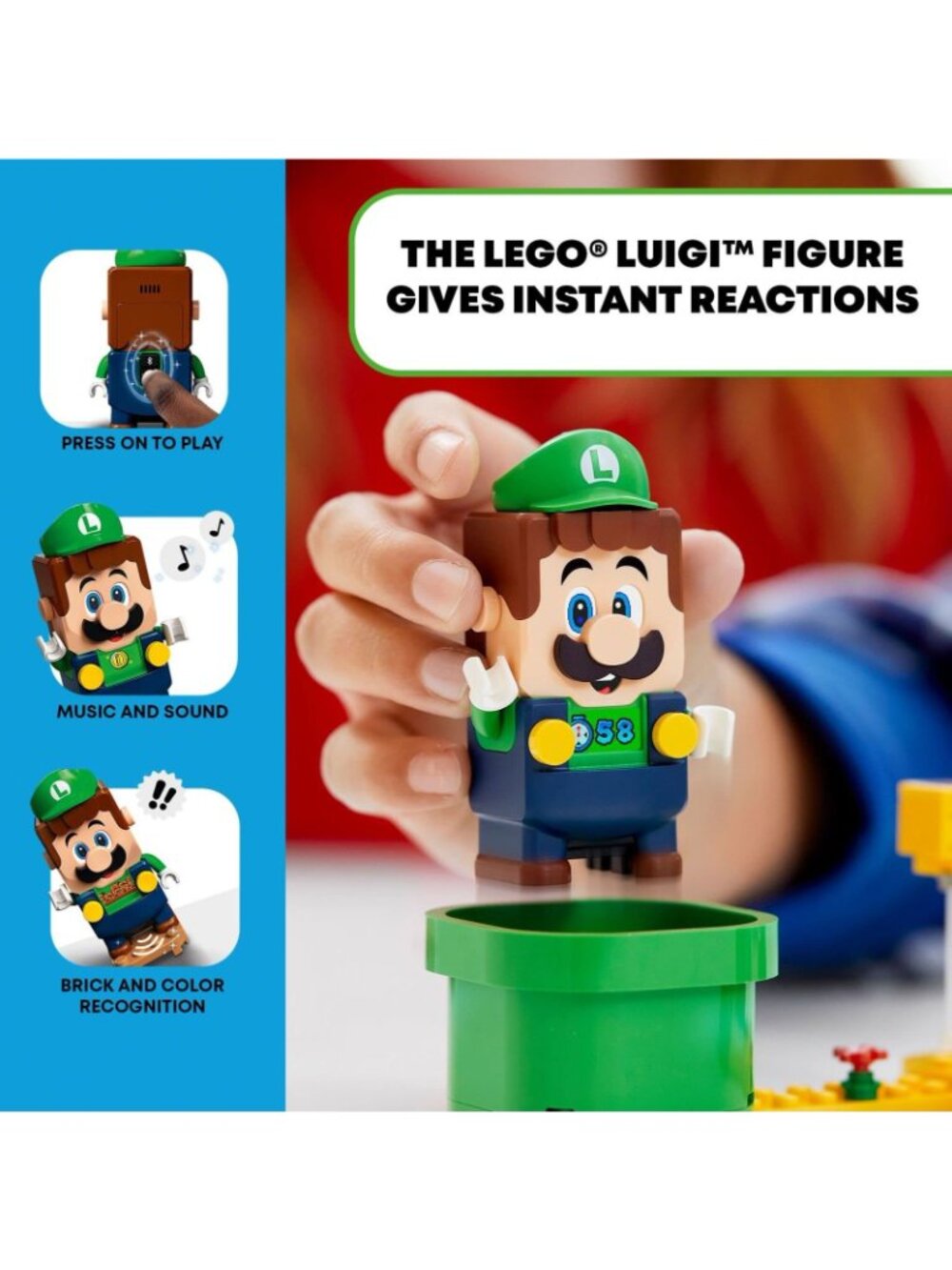 LEGO 71387 Super Mario Adventures with Luigi Starter Course Toy for Kids - Picture 4 of 8